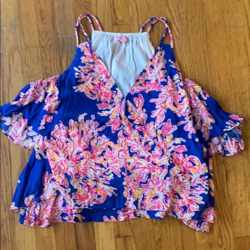 Lilly Pulitzer off the shoulder top